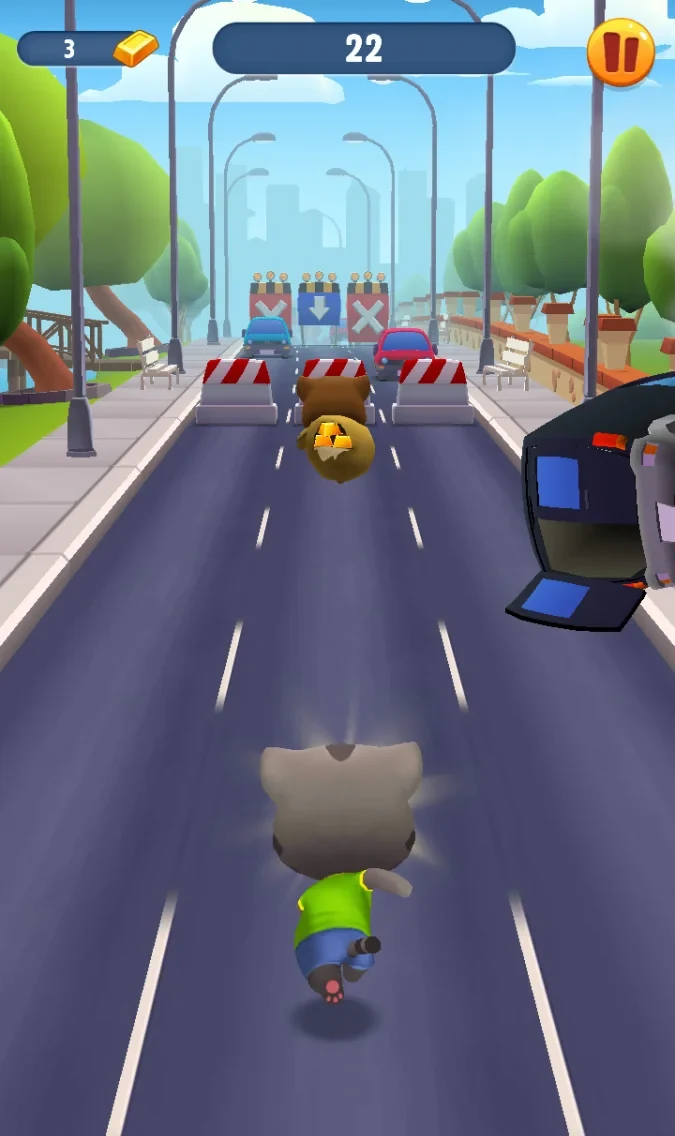 Talking Tom Gold Run screenshot 2
