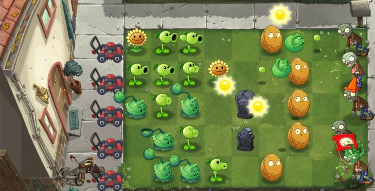 Plants vs Zombies 2 gameplay screenshot 2