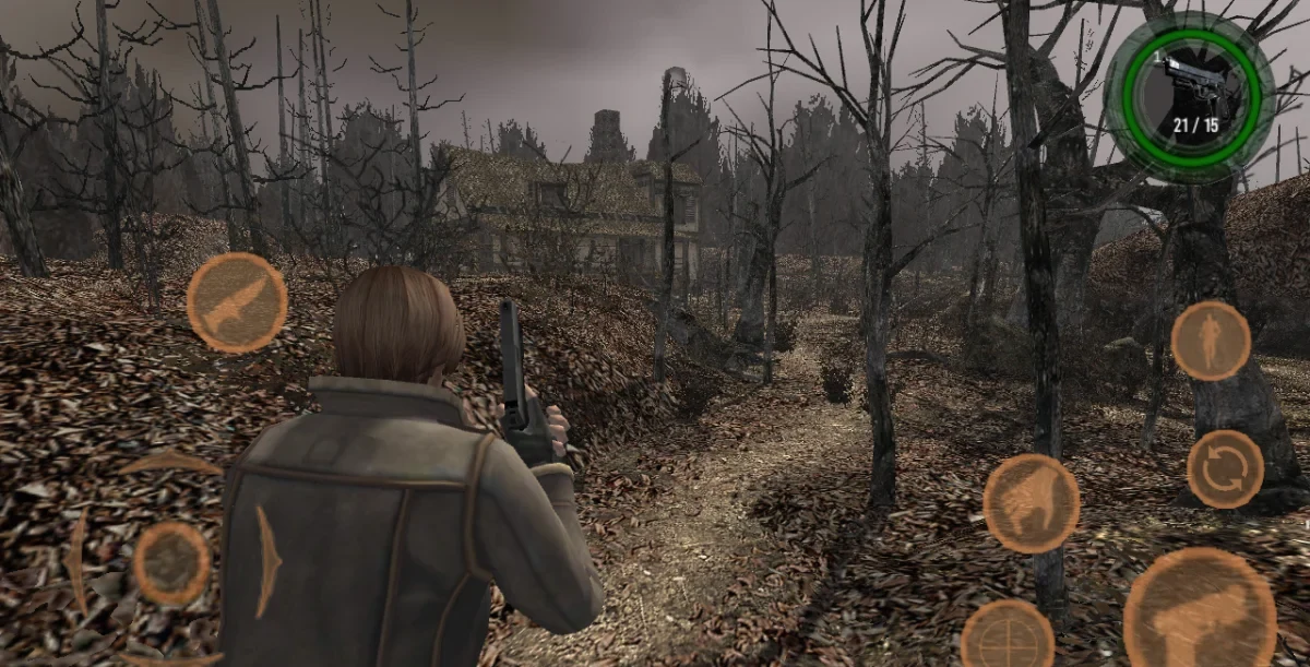 Resident Evil 4 gameplay view 1