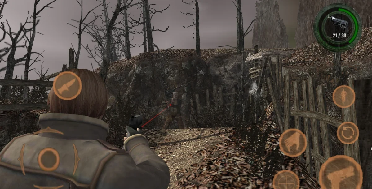 Resident Evil 4 gameplay view 2