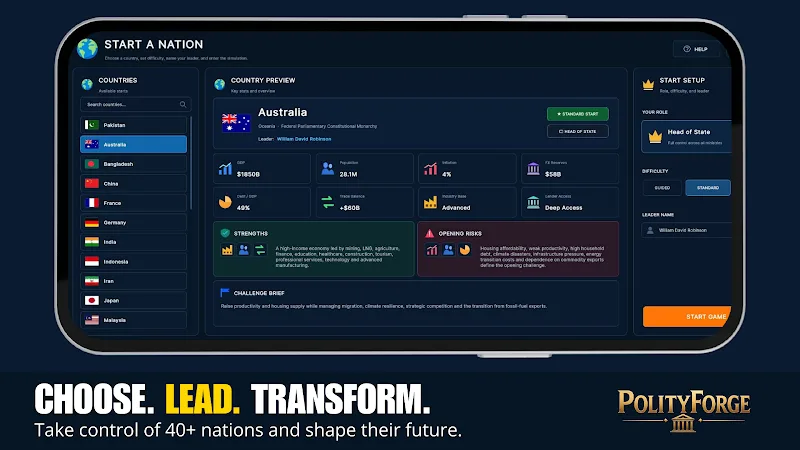 PF - President Simulator 2026 screenshot 1
