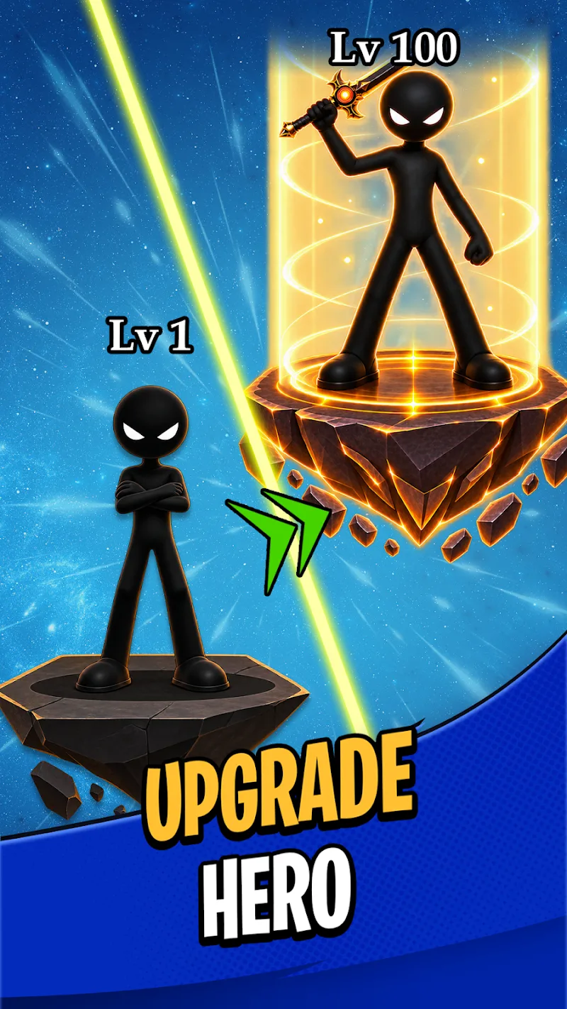 Stickman Idle RPG screenshot 4