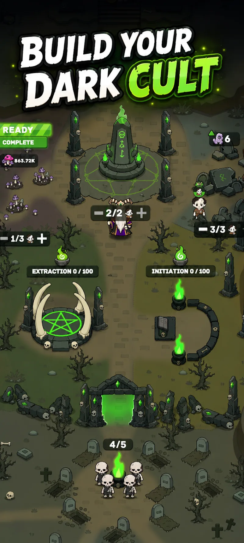 Idle Necromancer Tycoon screenshot 1
