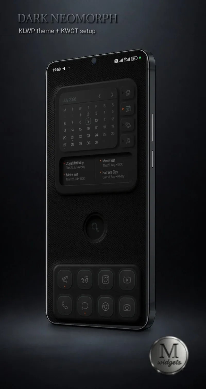 Dark Neomorph screenshot 5