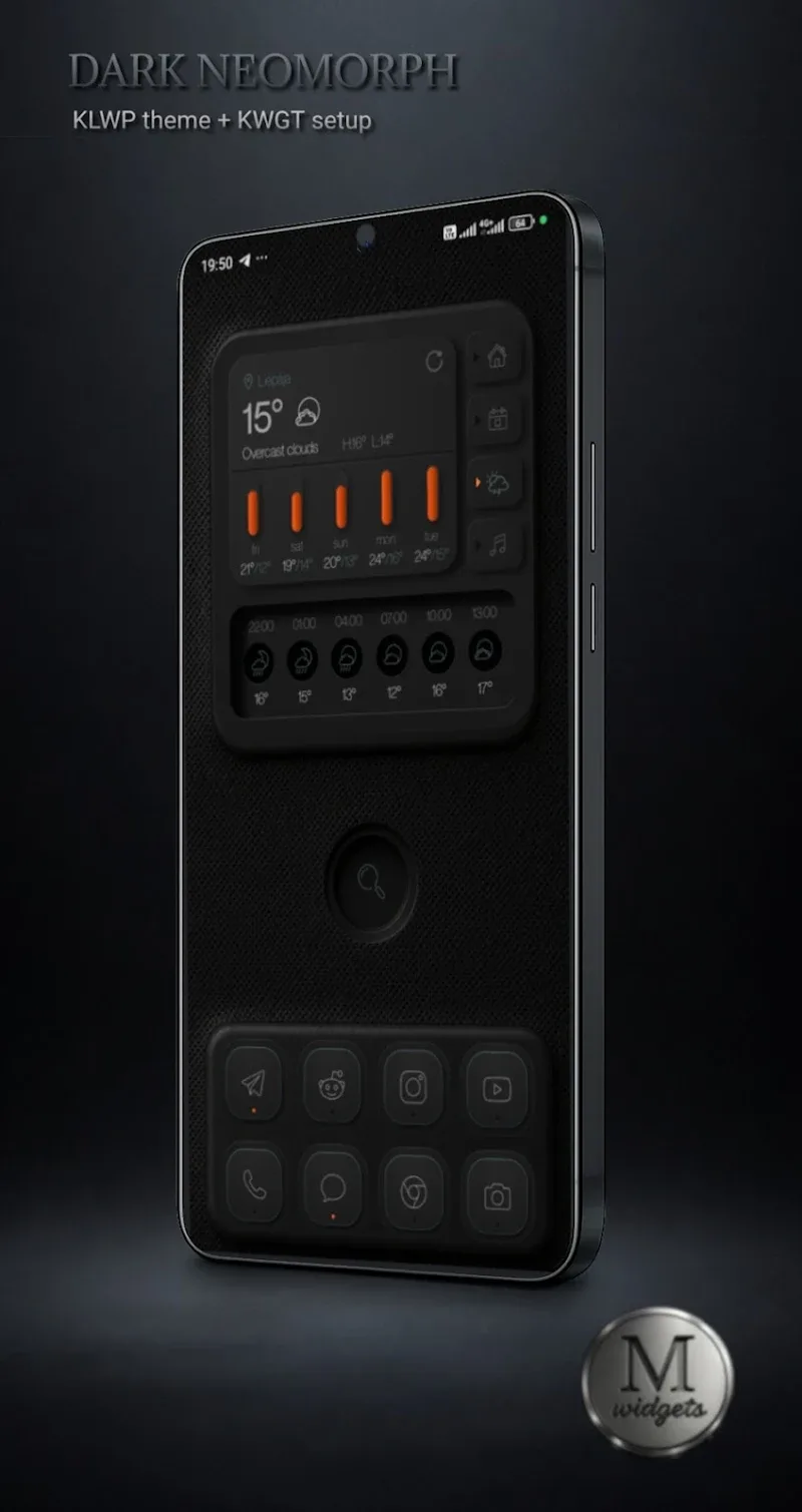 Dark Neomorph screenshot 3