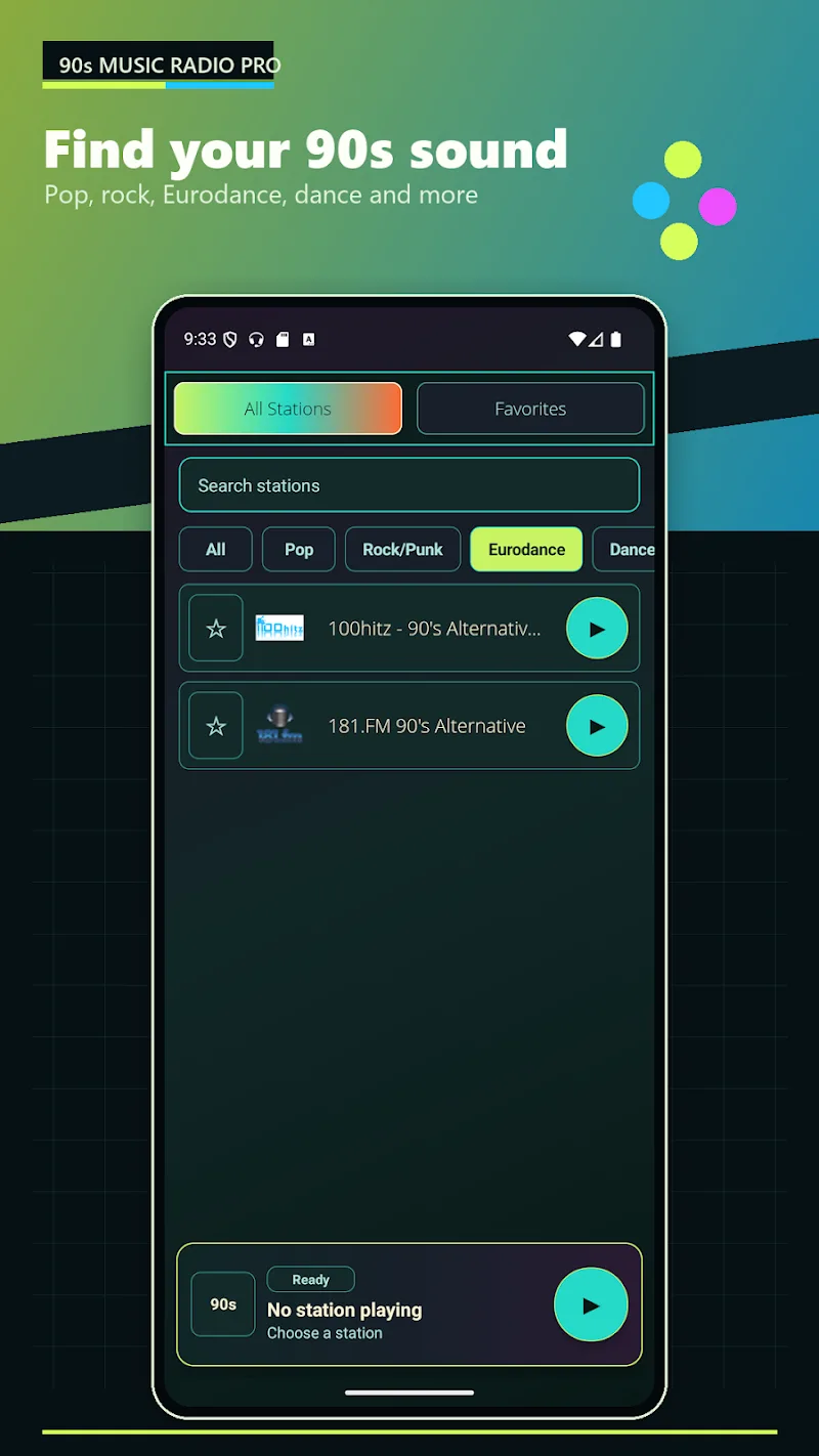 90s Music Radio Pro screenshot 2