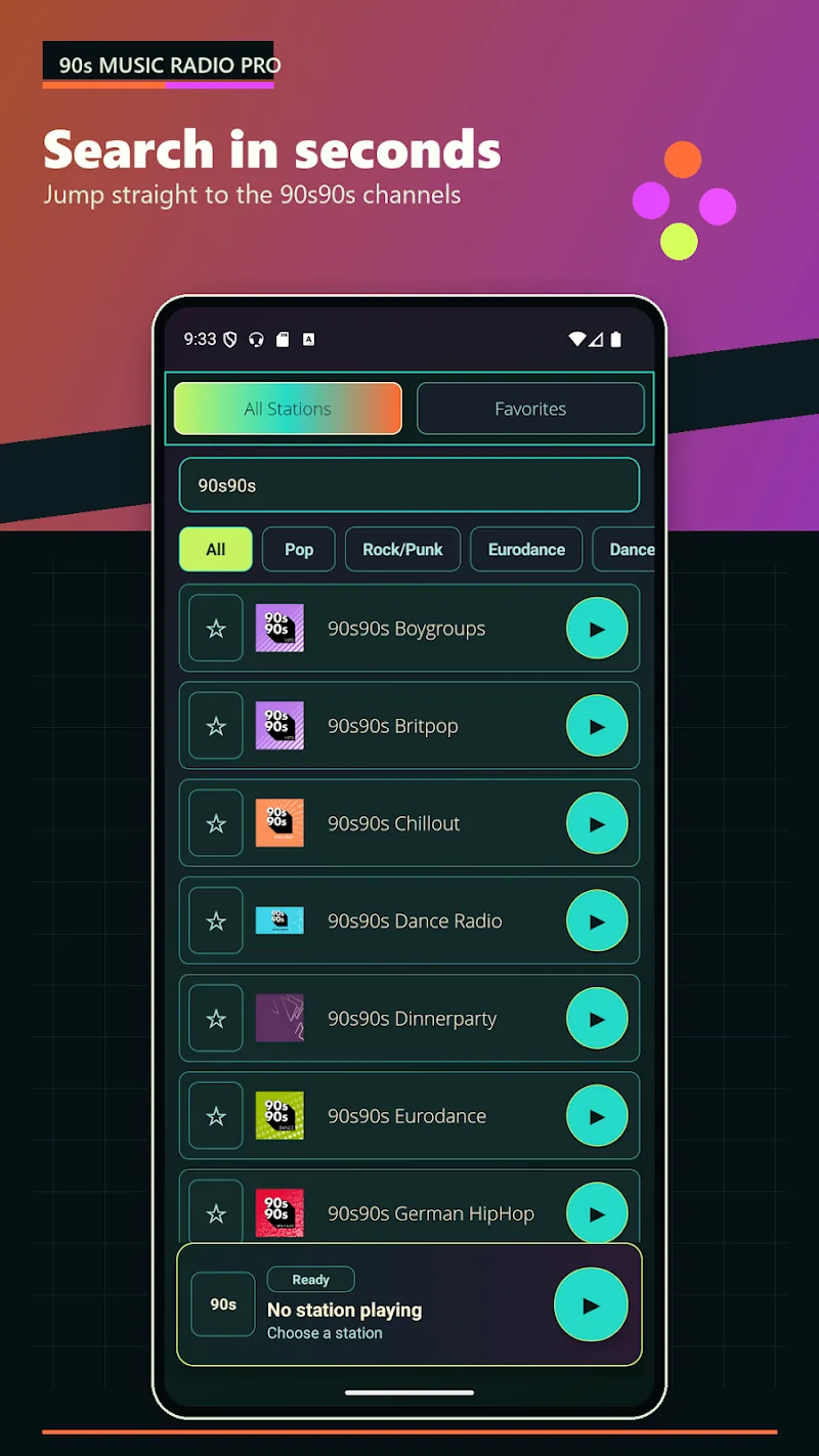 90s Music Radio Pro screenshot 3