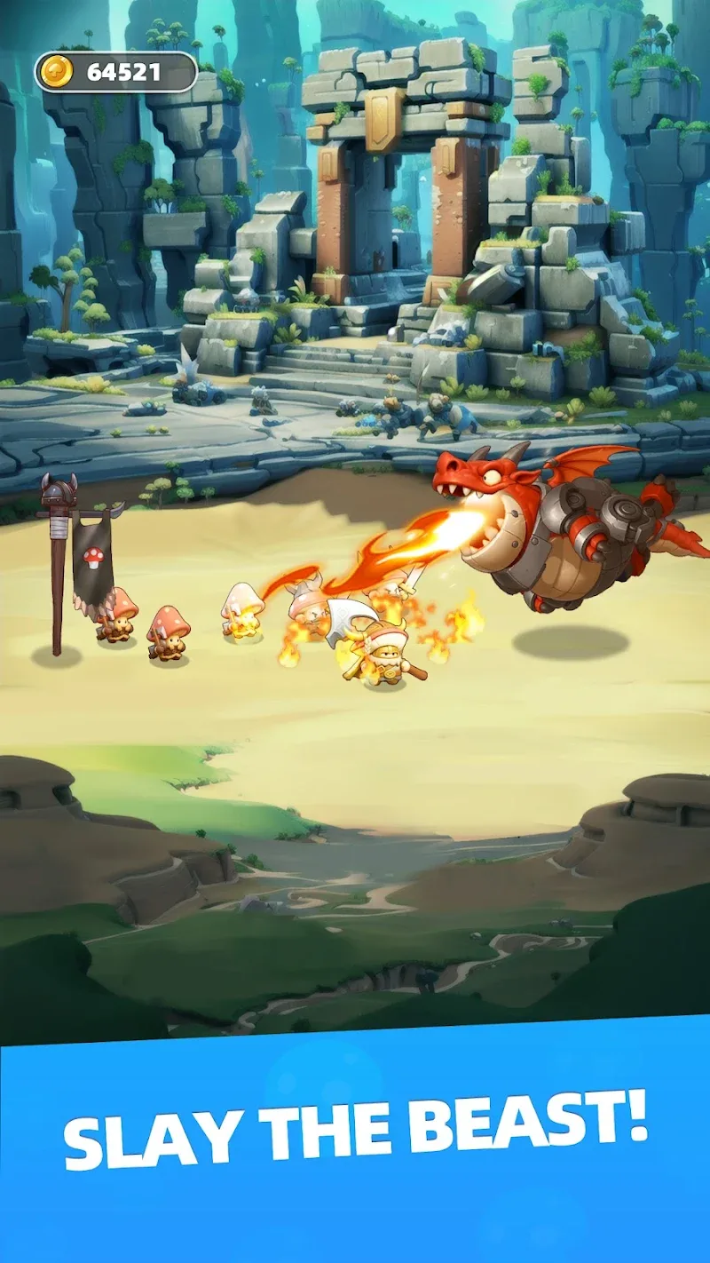 Mushroom War gameplay screenshot 1