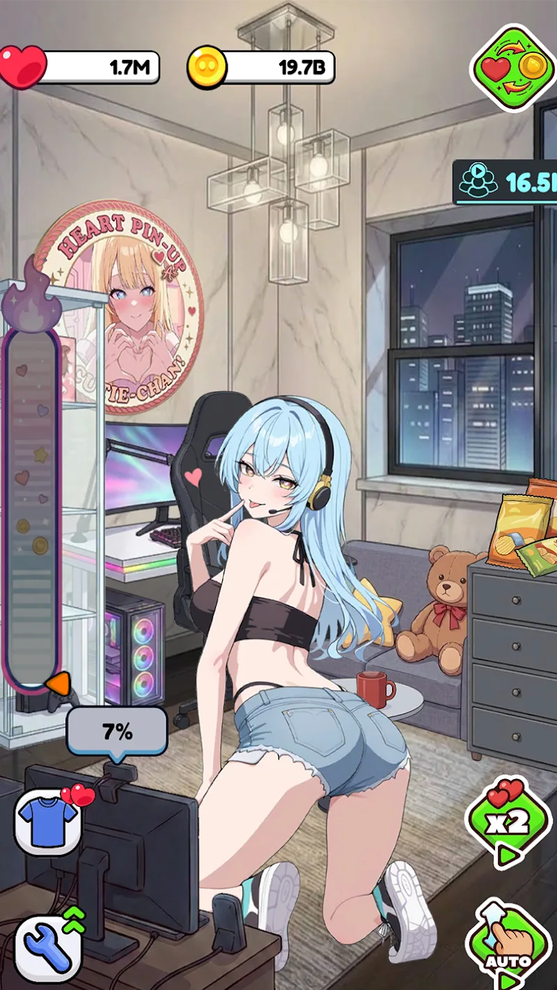 Anime Streamer Clicker screenshot 1