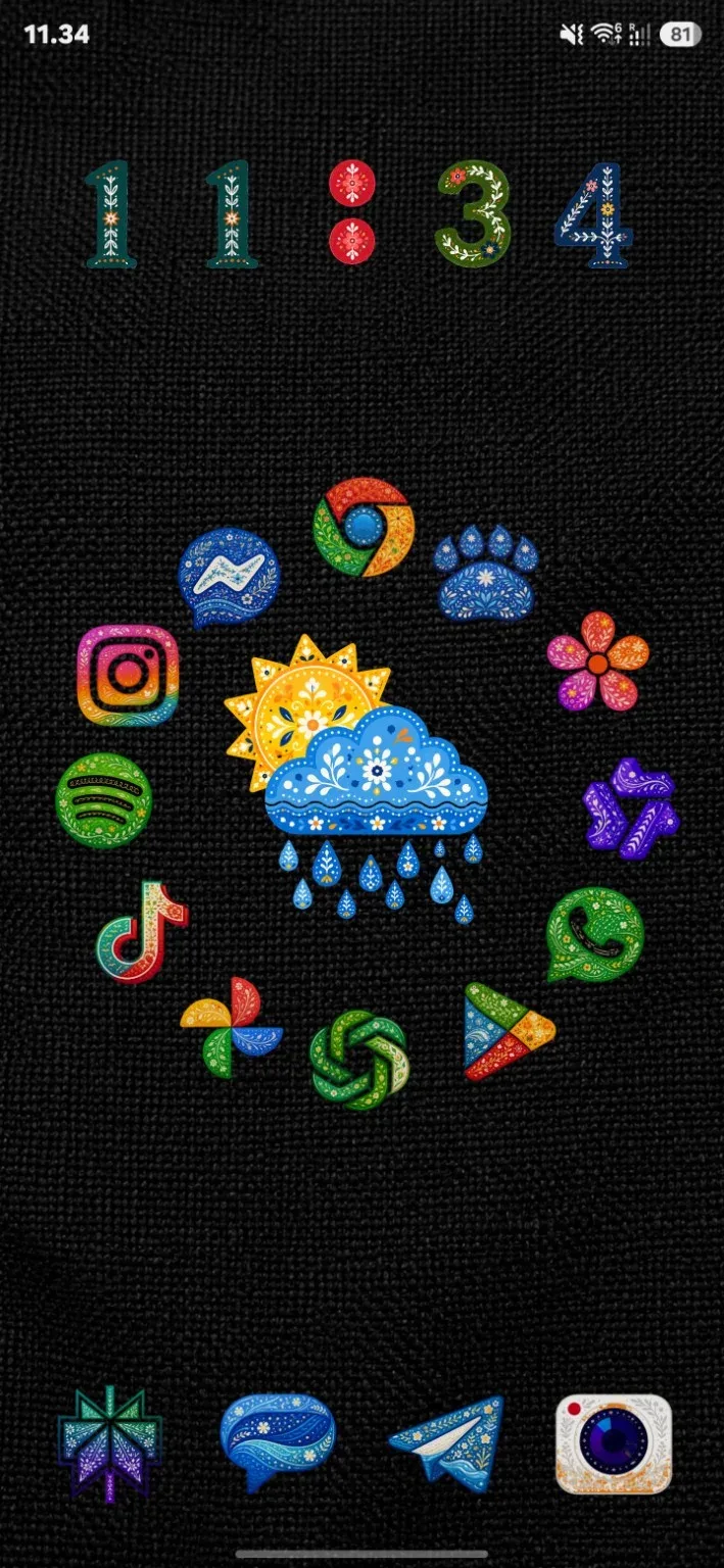 Folk Icon Pack screenshot 3