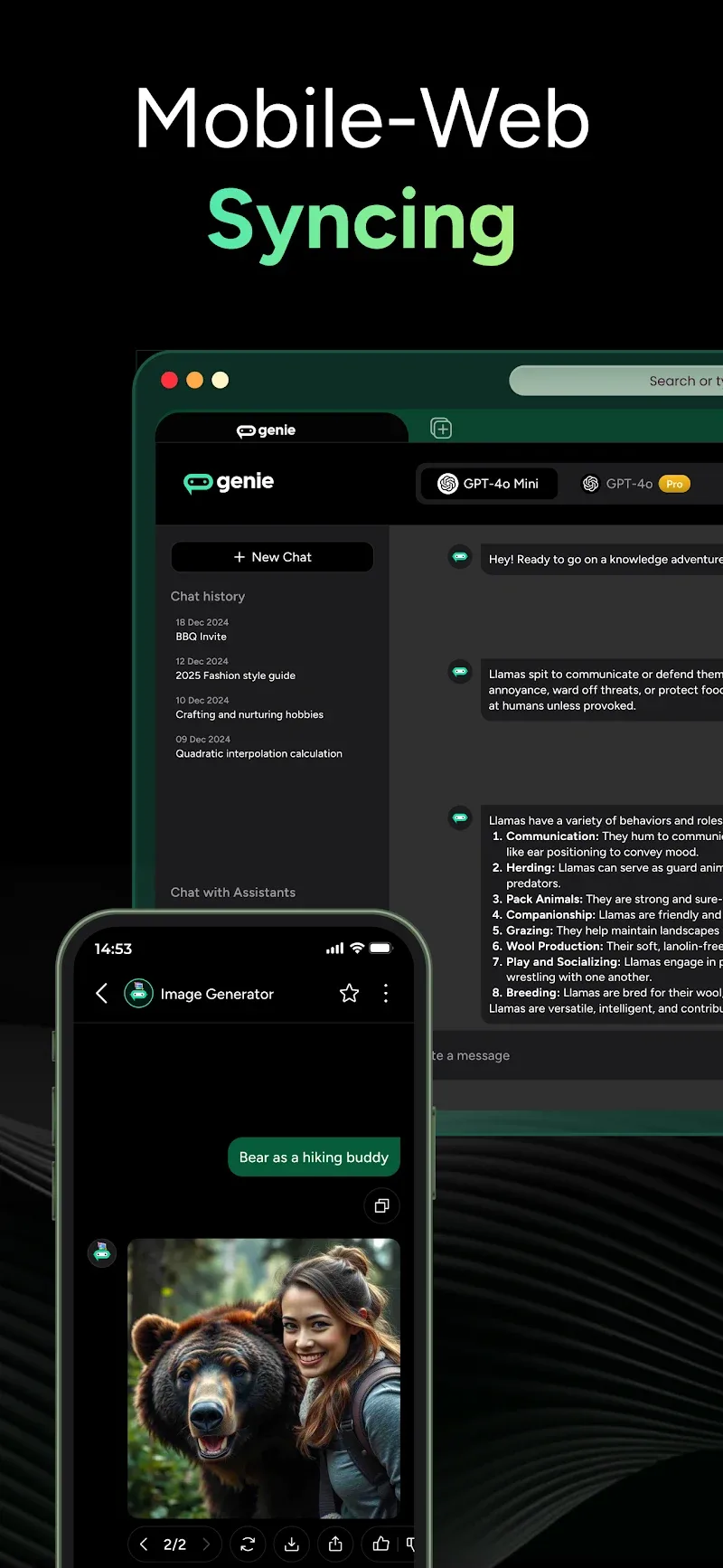 Genie AI assistant screenshot 4