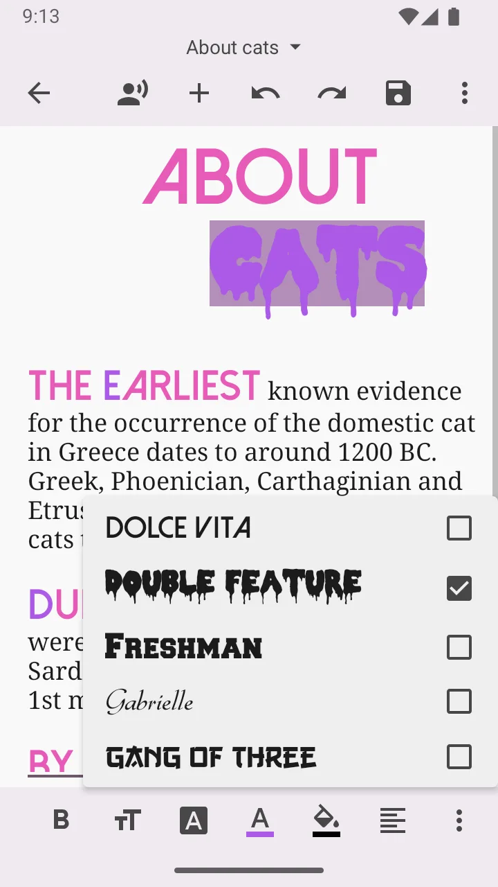 Oojao Text Editor screenshot 2