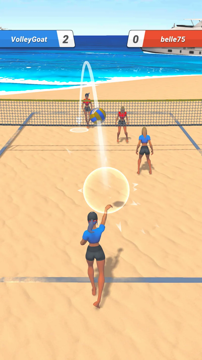 Beach Volley Clash gameplay screenshot 1