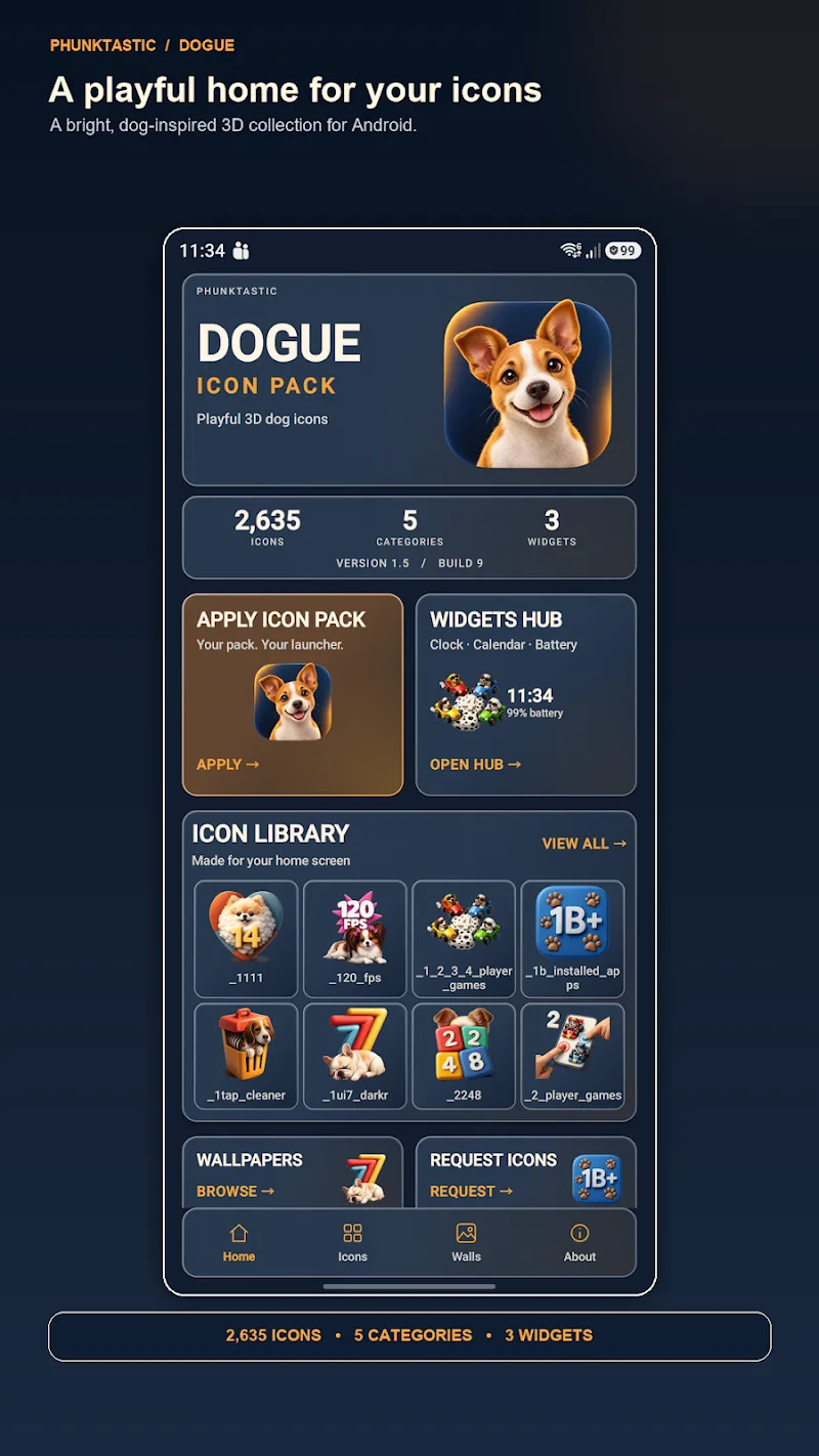 Dogue - Icon Pack screenshot 1