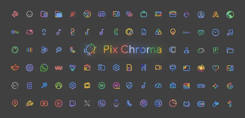 PixChroma Icons and Widgets preview 1
