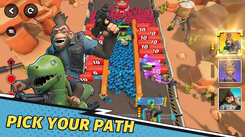 Monkey Control gameplay screenshot 1
