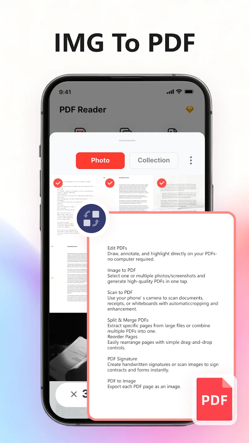MobilePDF Editor screenshot 2