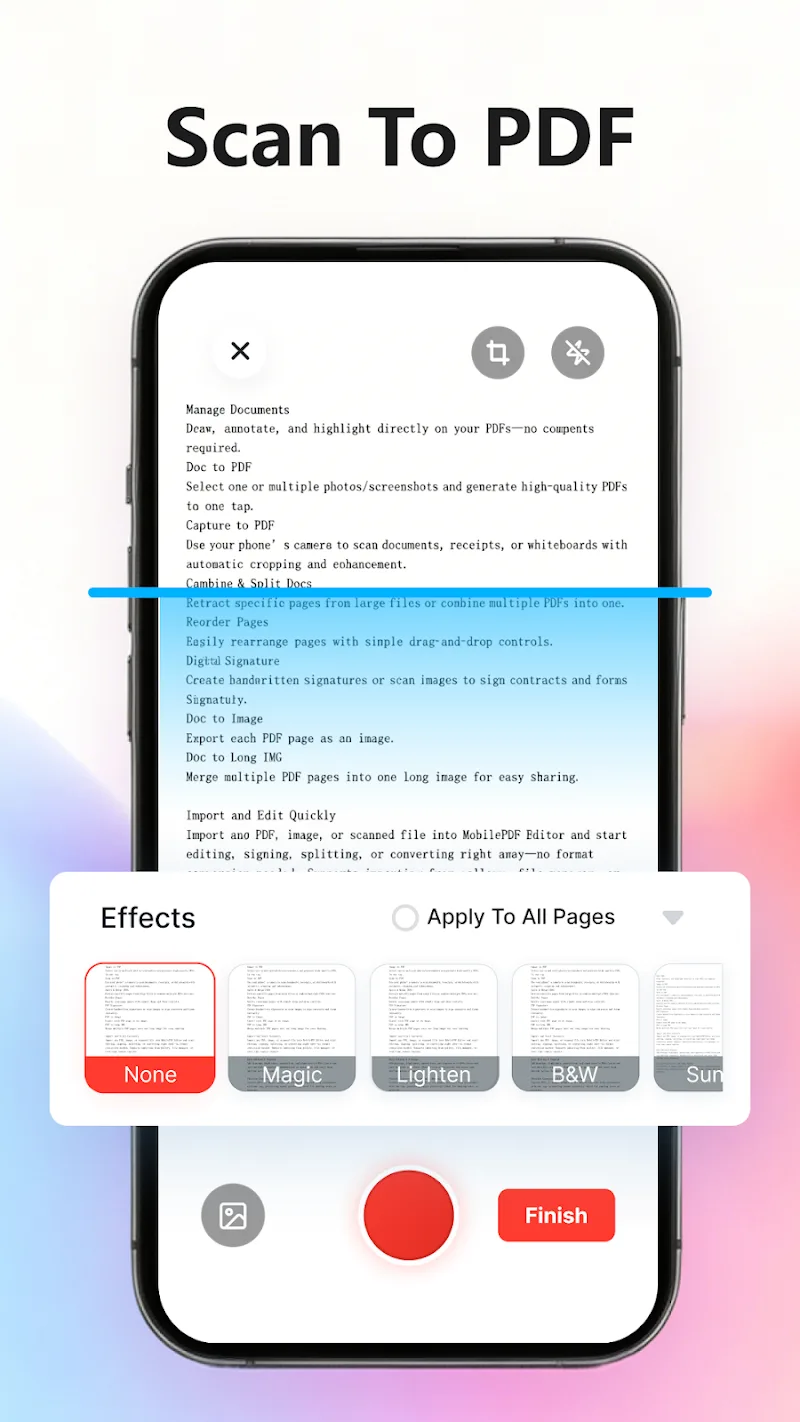 MobilePDF Editor screenshot 3