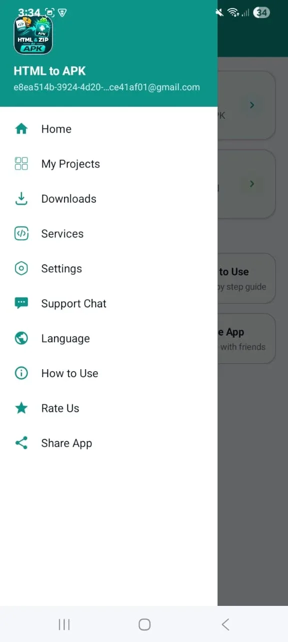 HTML to APK screenshot 3