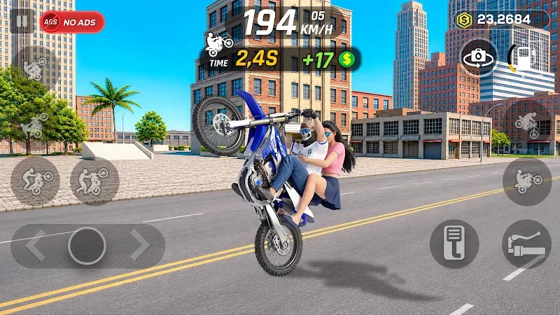Wheelie Master: Moto Ride 3D screenshot 3