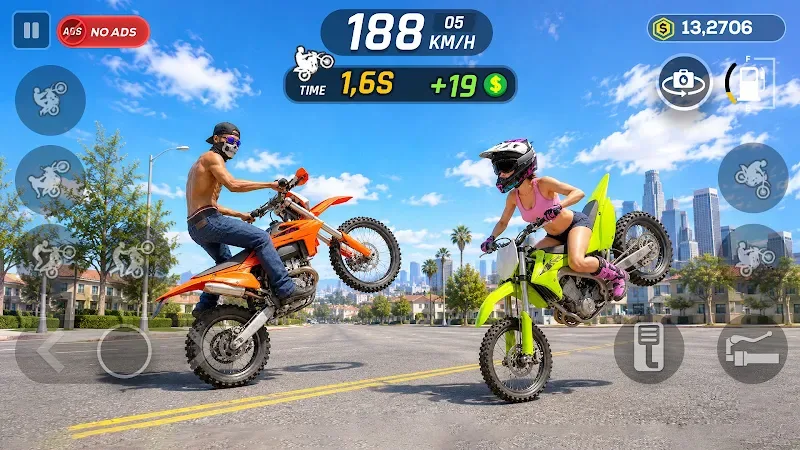 Wheelie Master: Moto Ride 3D screenshot 1