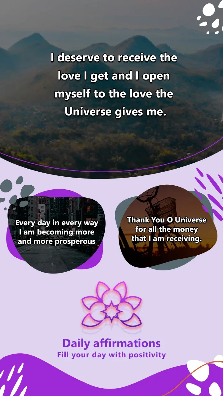 Daily Affirmations screenshot 1