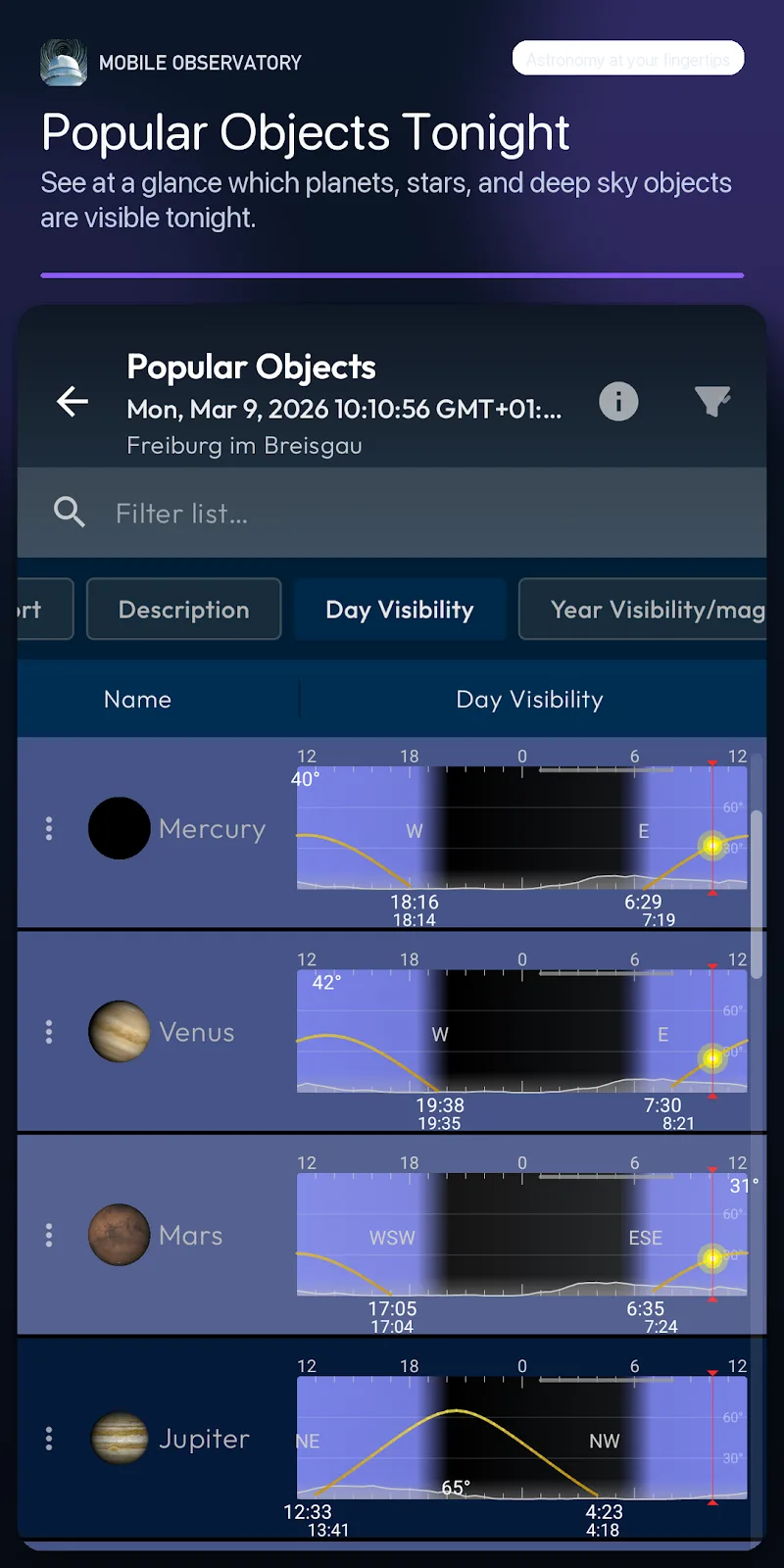 Mobile Observatory Pro screenshot 4