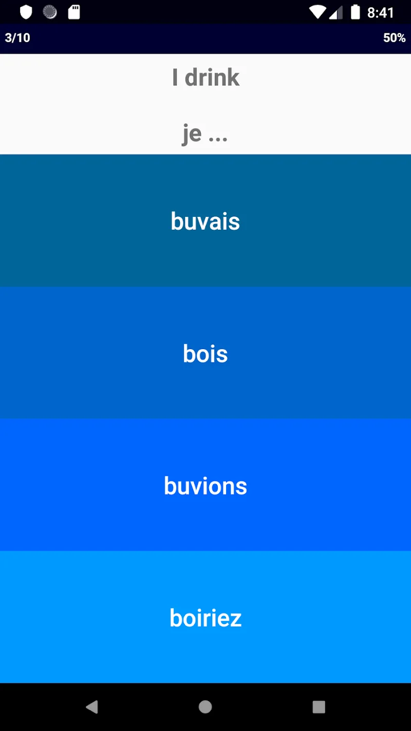 French Verb Blitz Pro screenshot 4