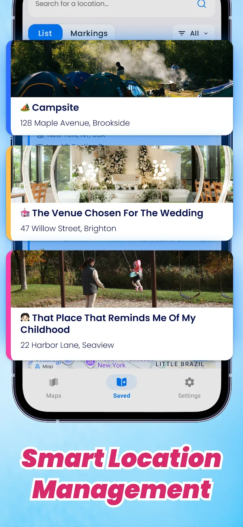 Save Location & Saved Places screenshot 4