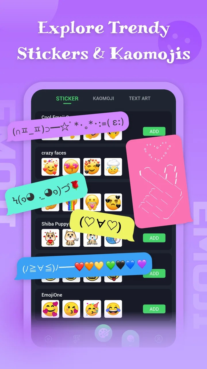 Emoji keyboard screenshot 2