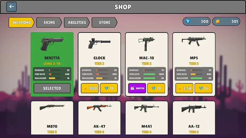 Ragdoll Revolver gameplay screenshot 2
