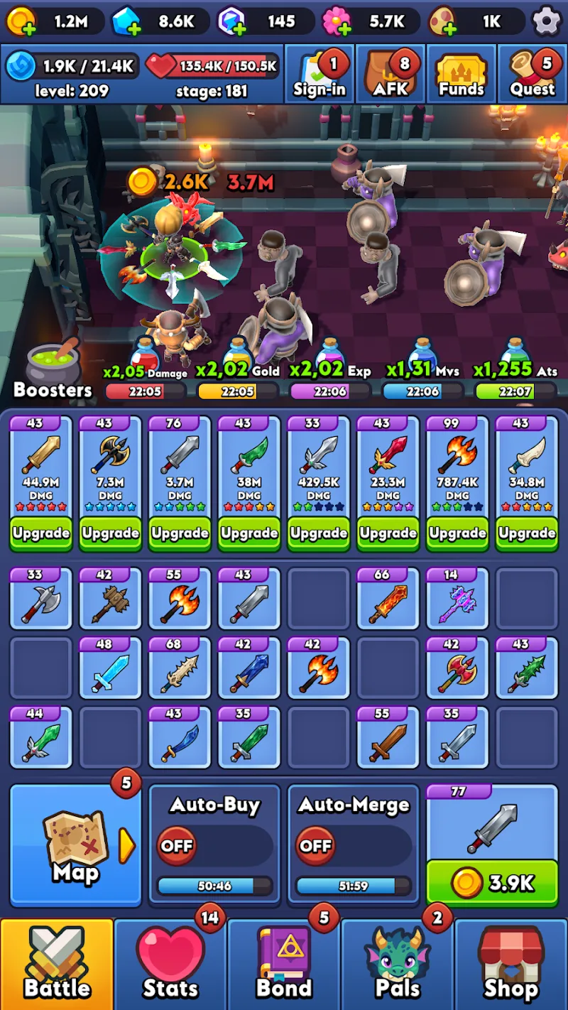 Lord of Swords gameplay screenshot 3