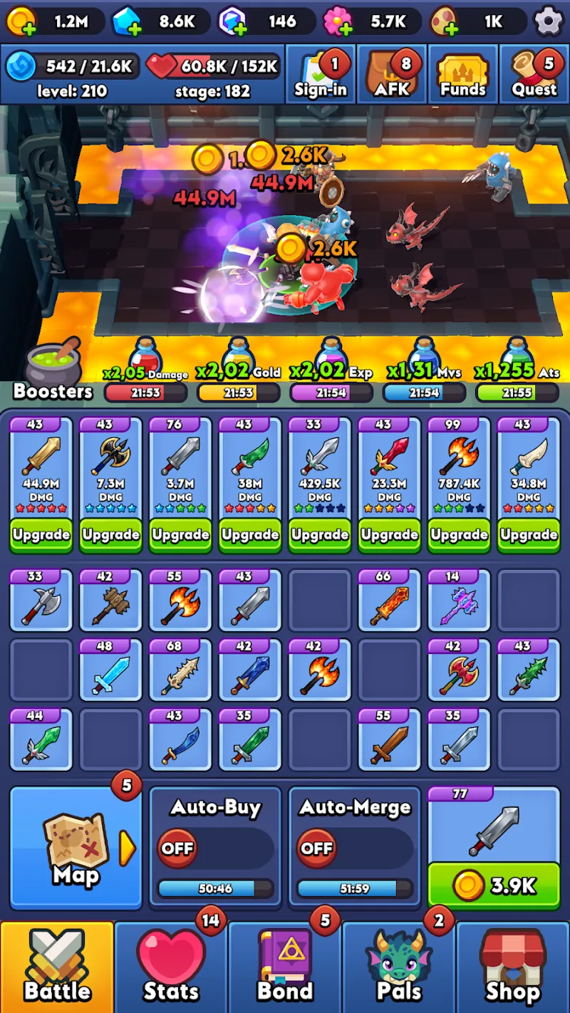 Lord of Swords gameplay screenshot 2