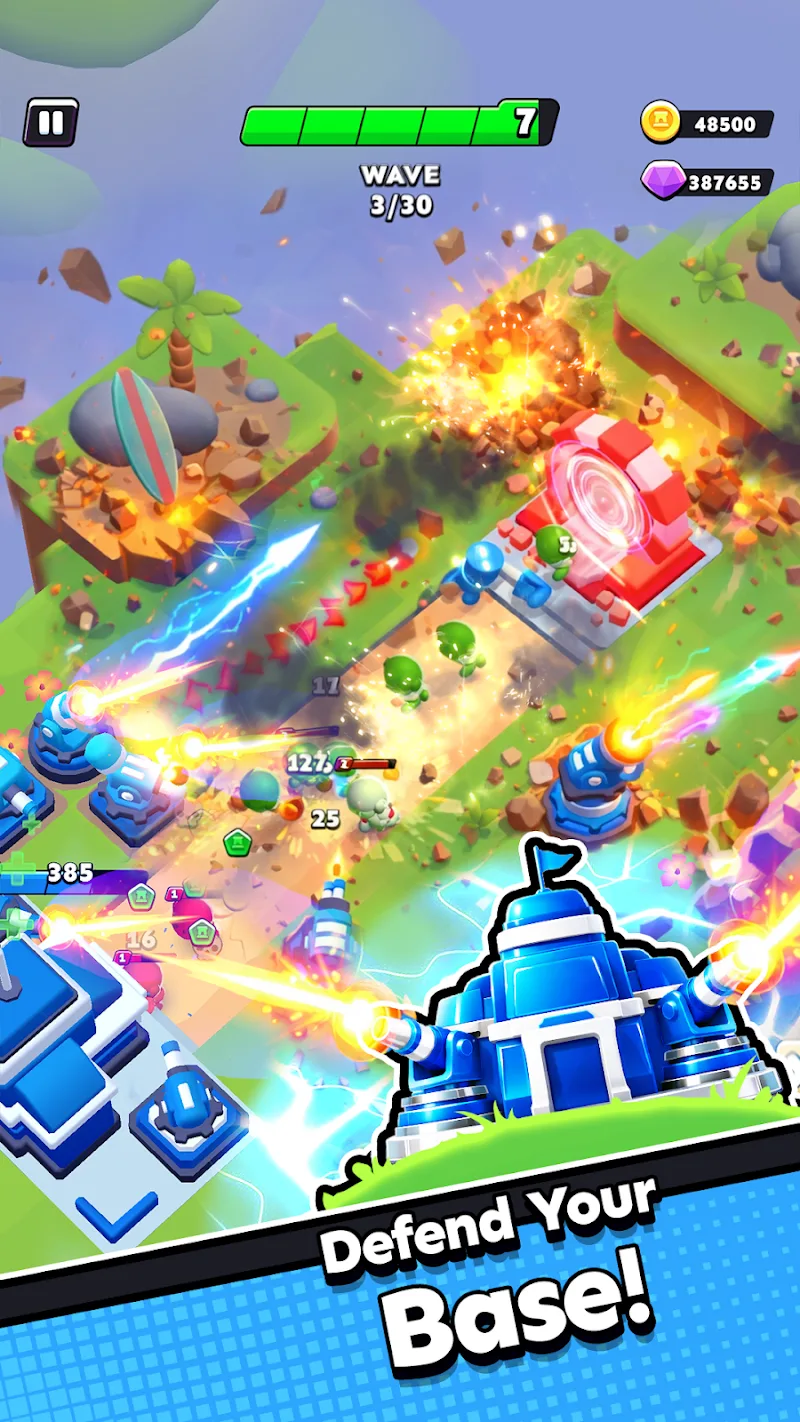 Pocket Forts Defense TD screenshot 1