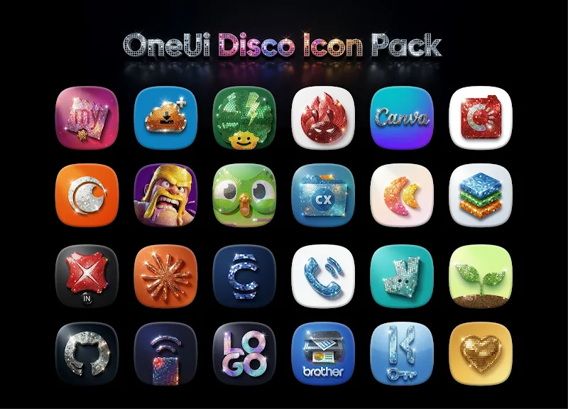 OneUi Disco Icons preview 4