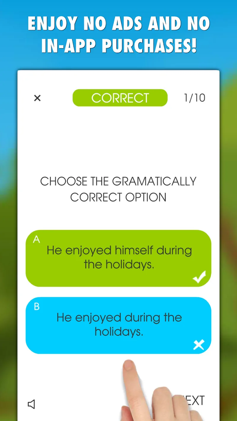 My English Grammar Test PRO screenshot 2