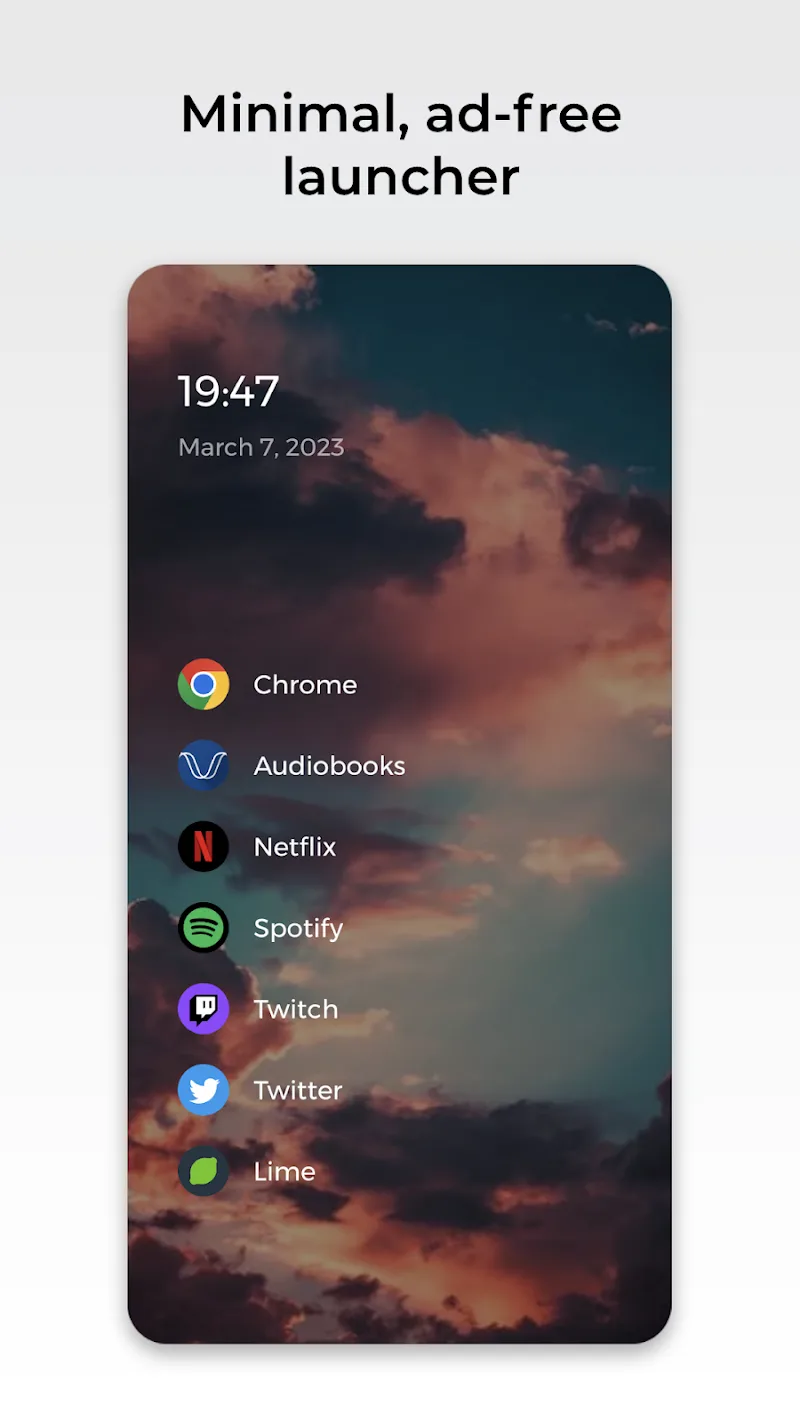 Lime Launcher screenshot 1