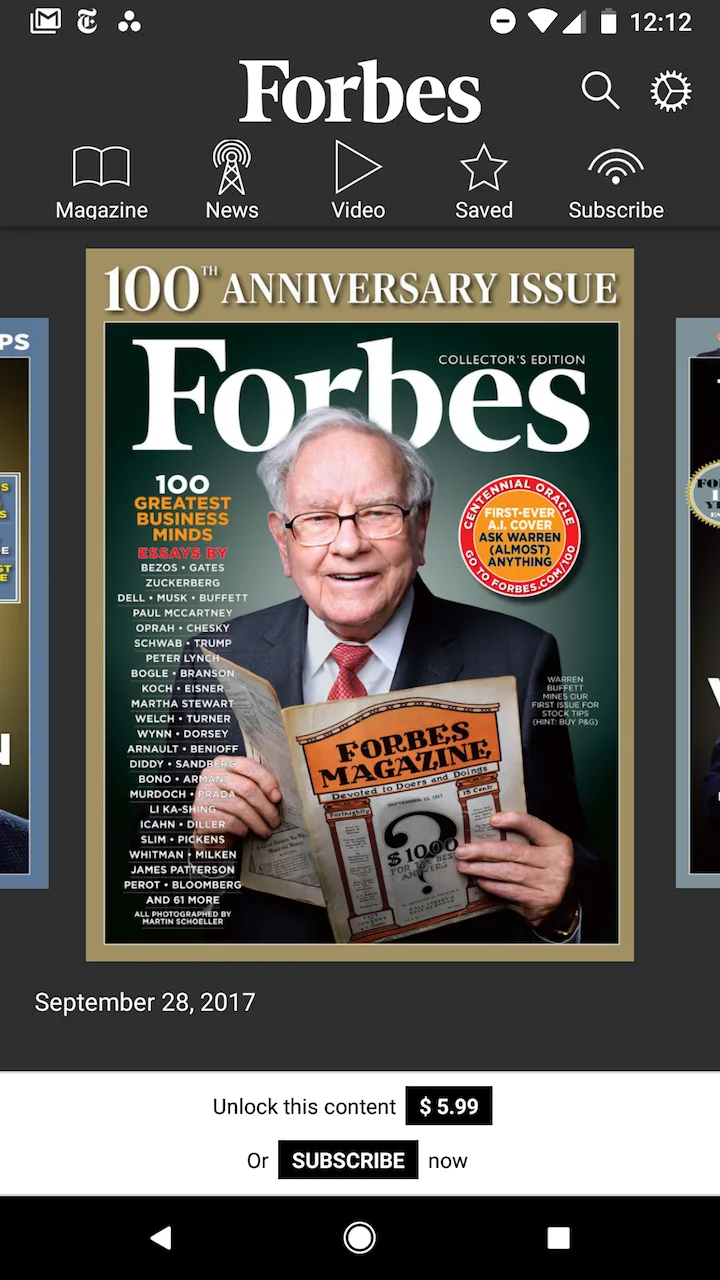 Forbes Magazine screenshot 3