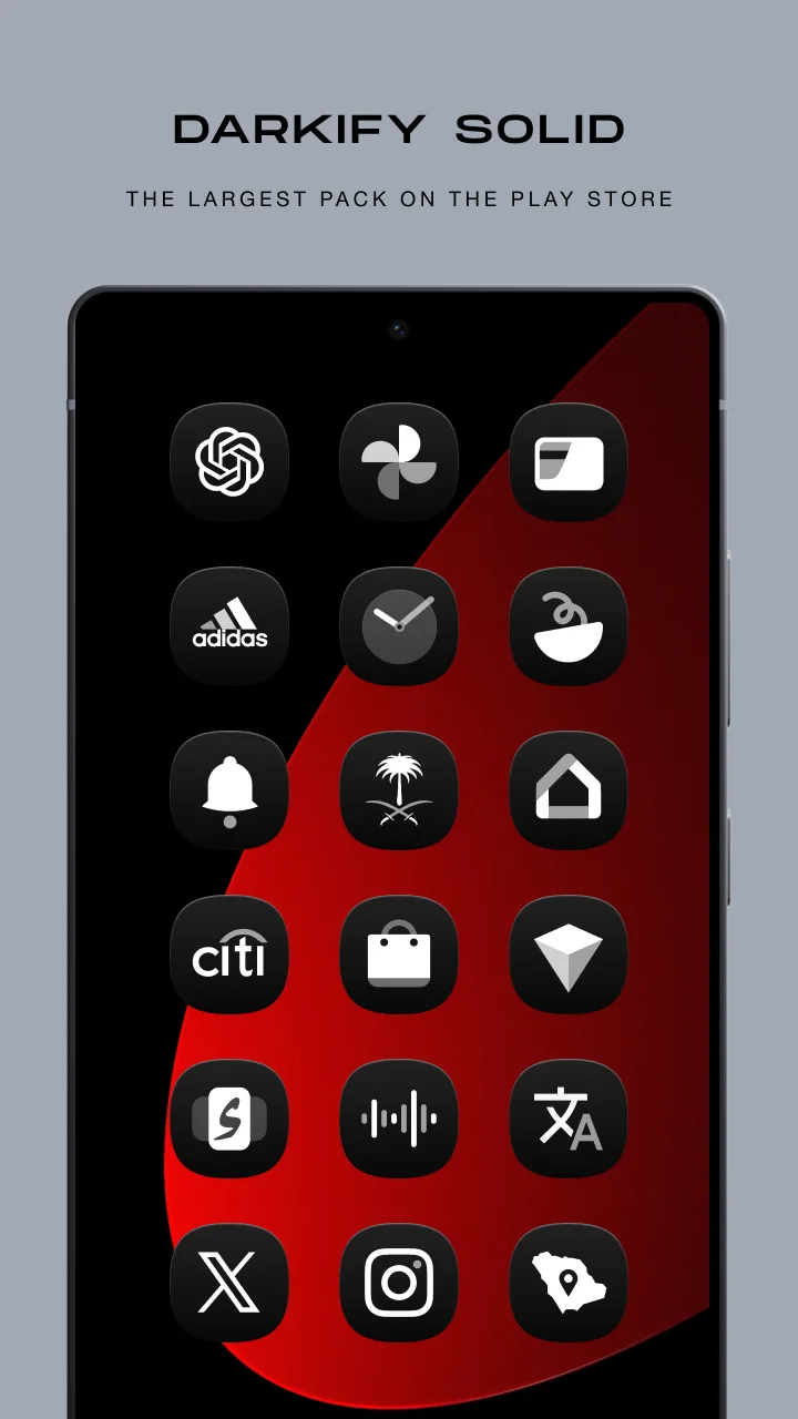 Darkify Solid Icons preview 2