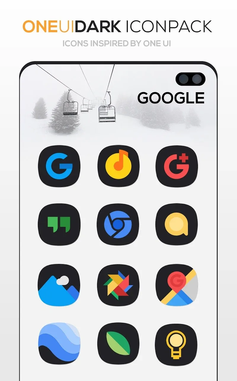 ONE UI DARK Icon Pack screenshot 3