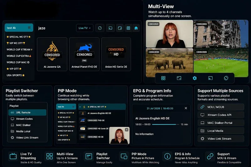 IPTV MPD Player screenshot 2