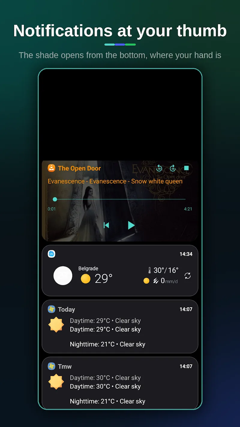 Bottom notification screenshot 1
