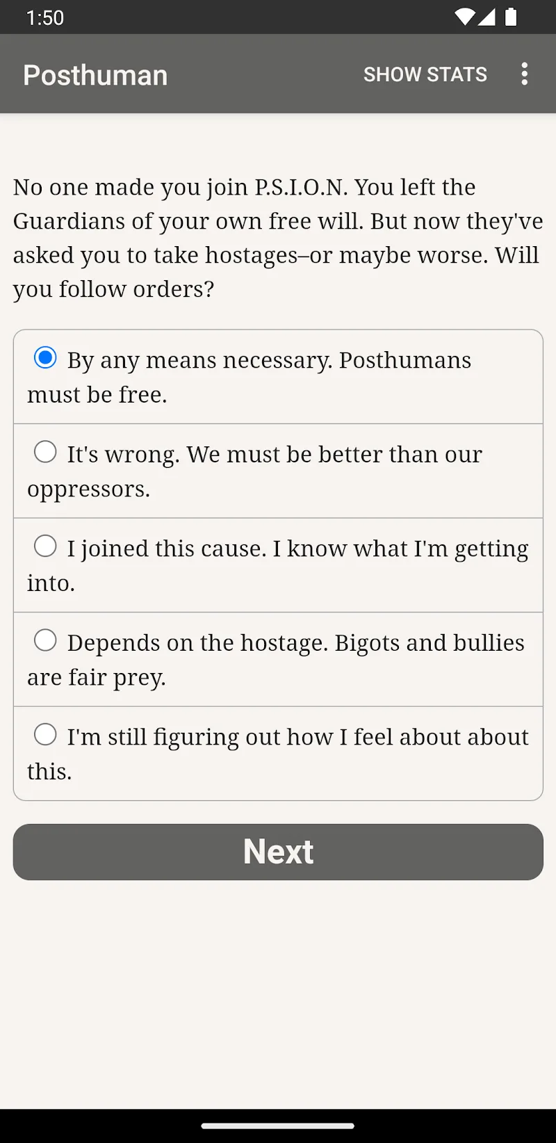 Posthuman screenshot 3