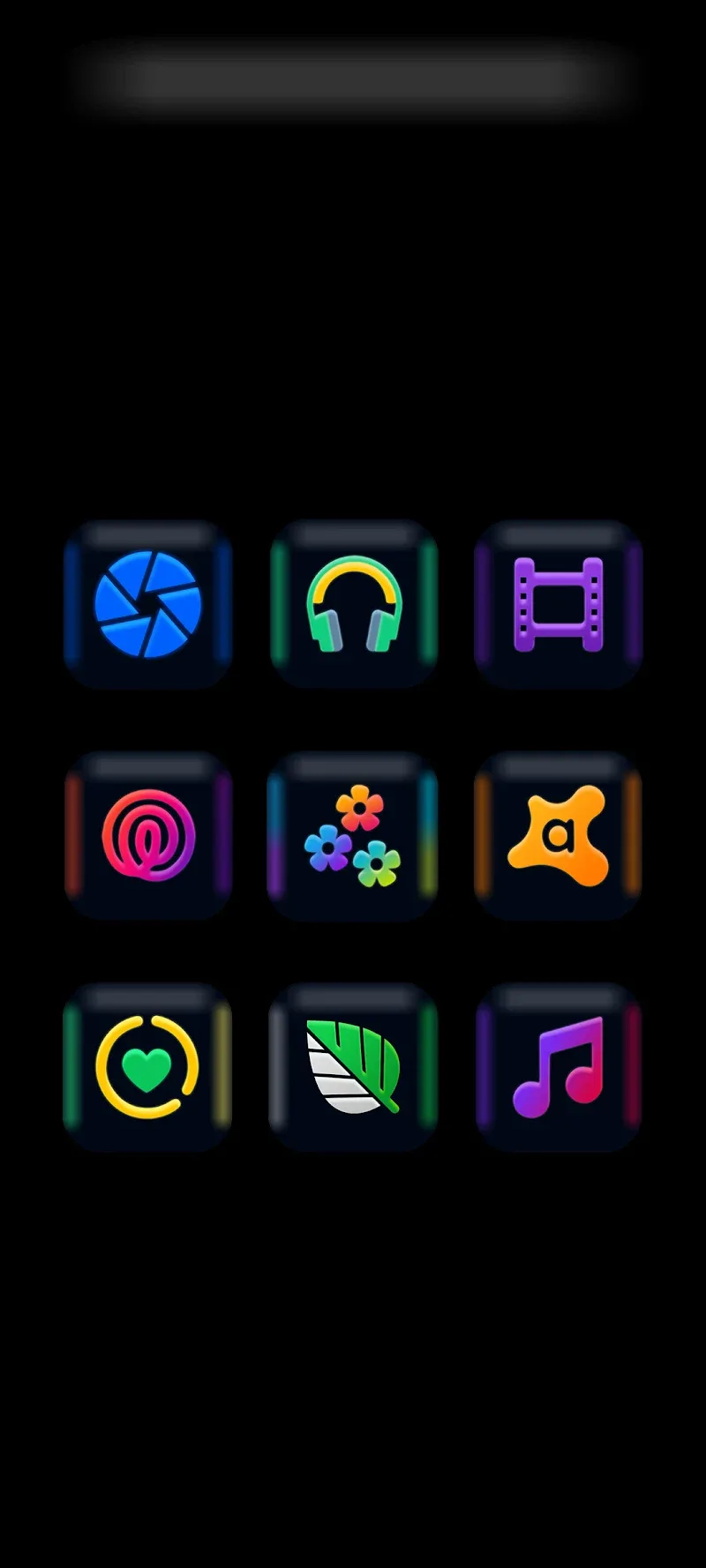 Fluorescent Icon Pack screenshot 2
