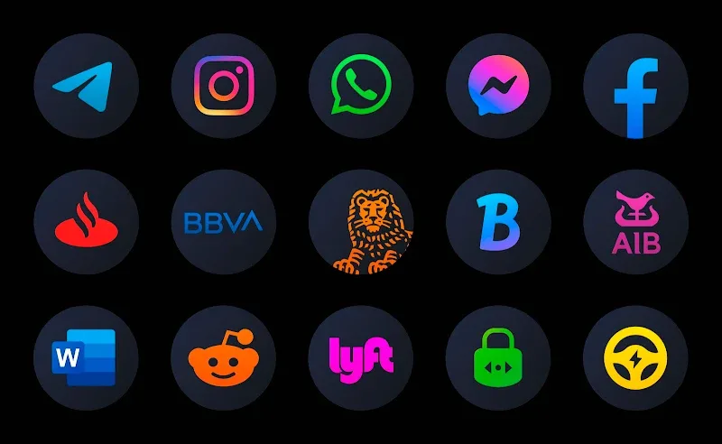 Preview 4 of iPlum - Icon Pack (Round)