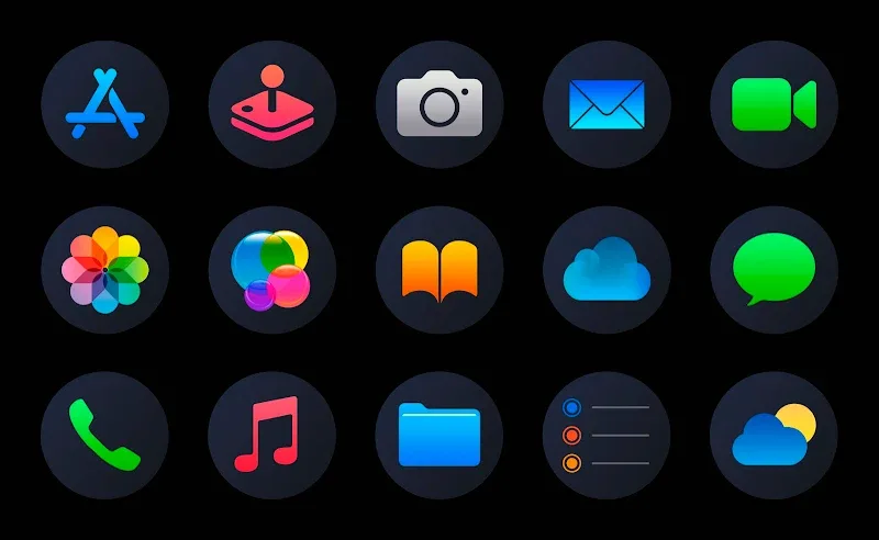 Preview 2 of iPlum - Icon Pack (Round)