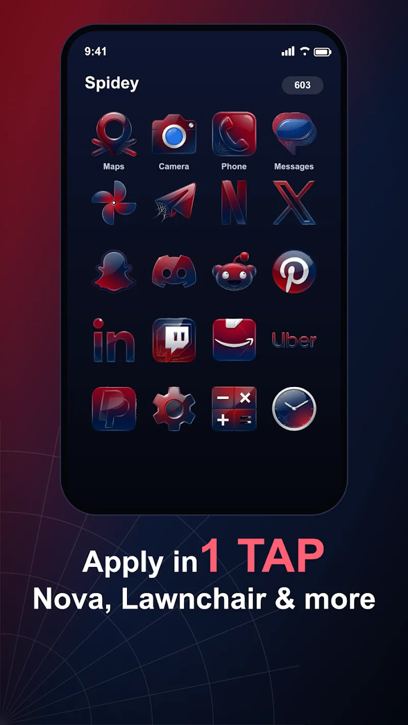 Spider icon pack screenshot 3