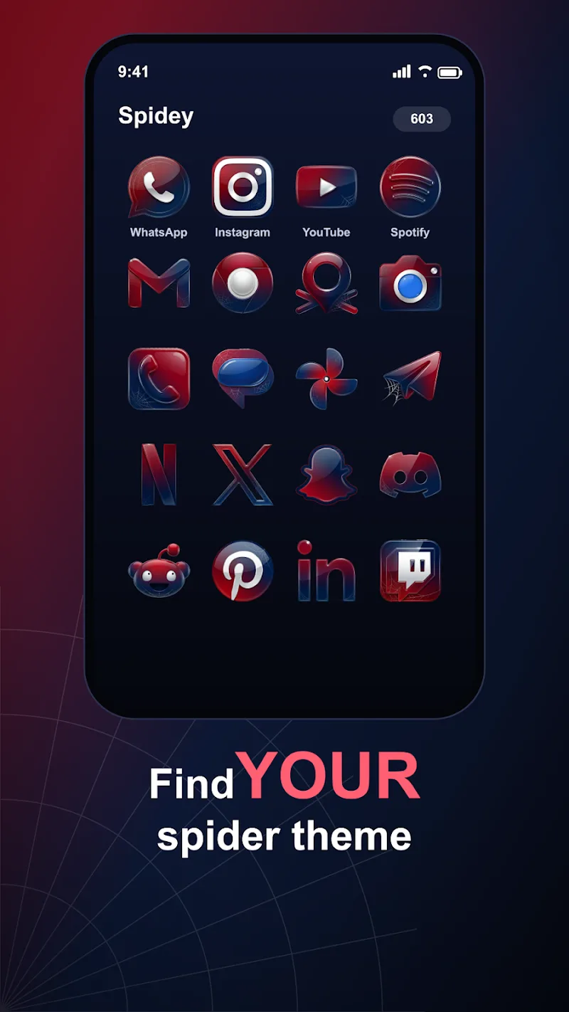 Spider icon pack screenshot 1