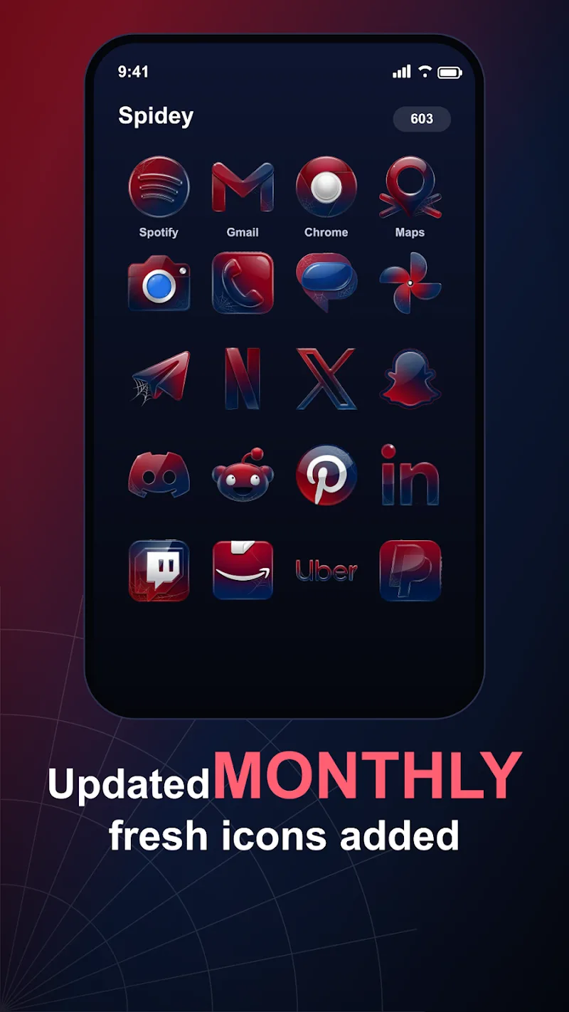 Spider icon pack screenshot 2