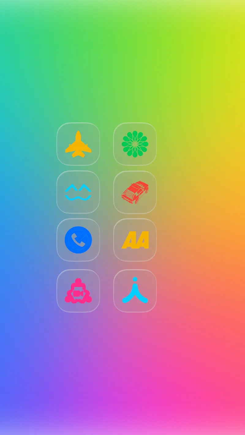 iGlass Colors OS Icon Pack screenshot 2